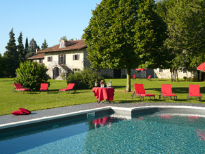 Corner of the pool